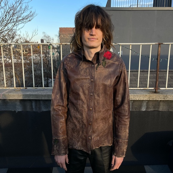 Custom Handmade Leather Shirt - Picture 2 of 5